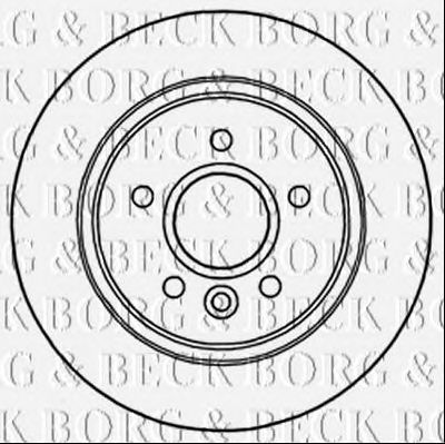 BORG & BECK bbd5306 -  Тормозной диск